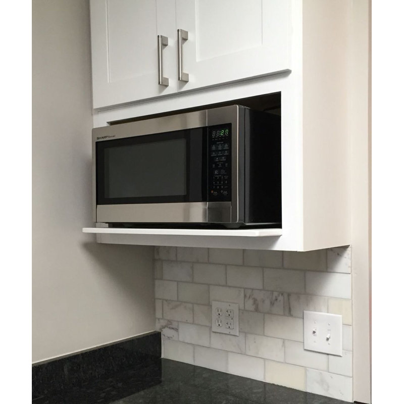 Armoire pour micro-ondes de cuisine 27W X 42H style Shaker, H 30 po x l 27 po x P 13 po