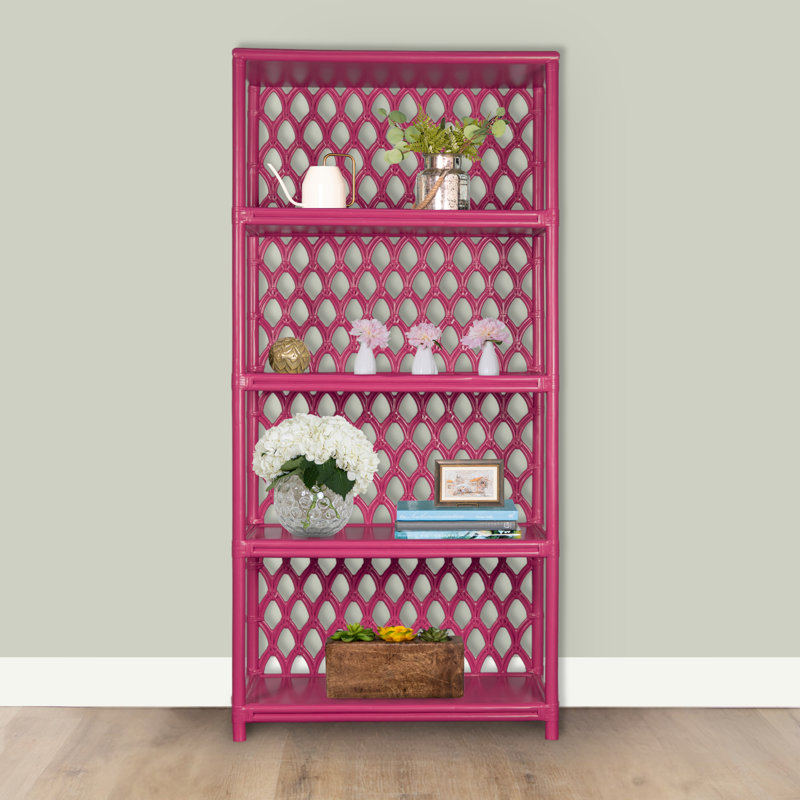 Casablanca Bookcase, Hot Pink