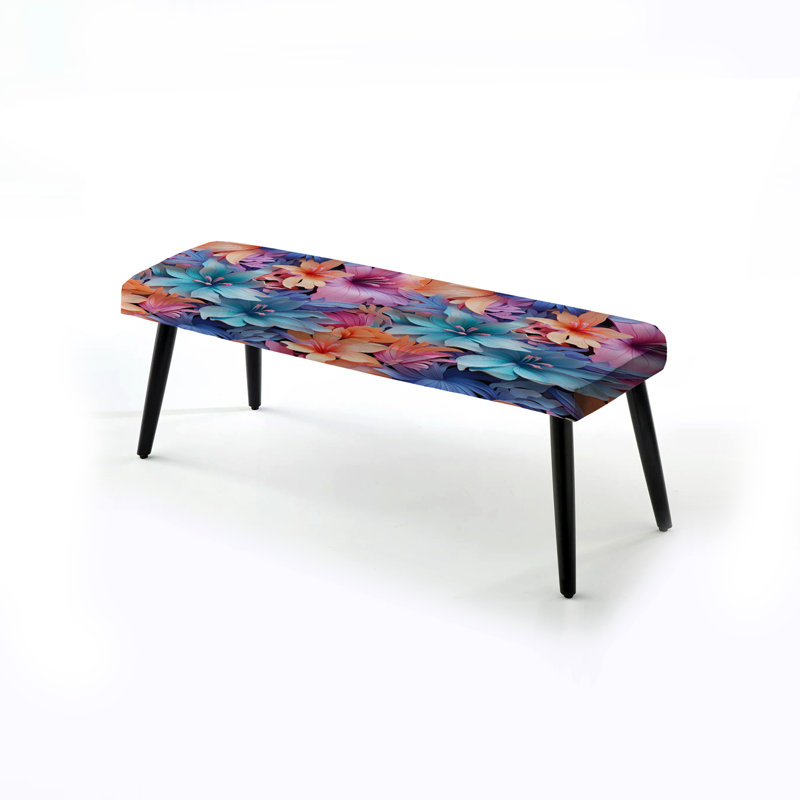 Tropical Dreamscape Iii Motif tropical - Banc rembourré noir Tropical
