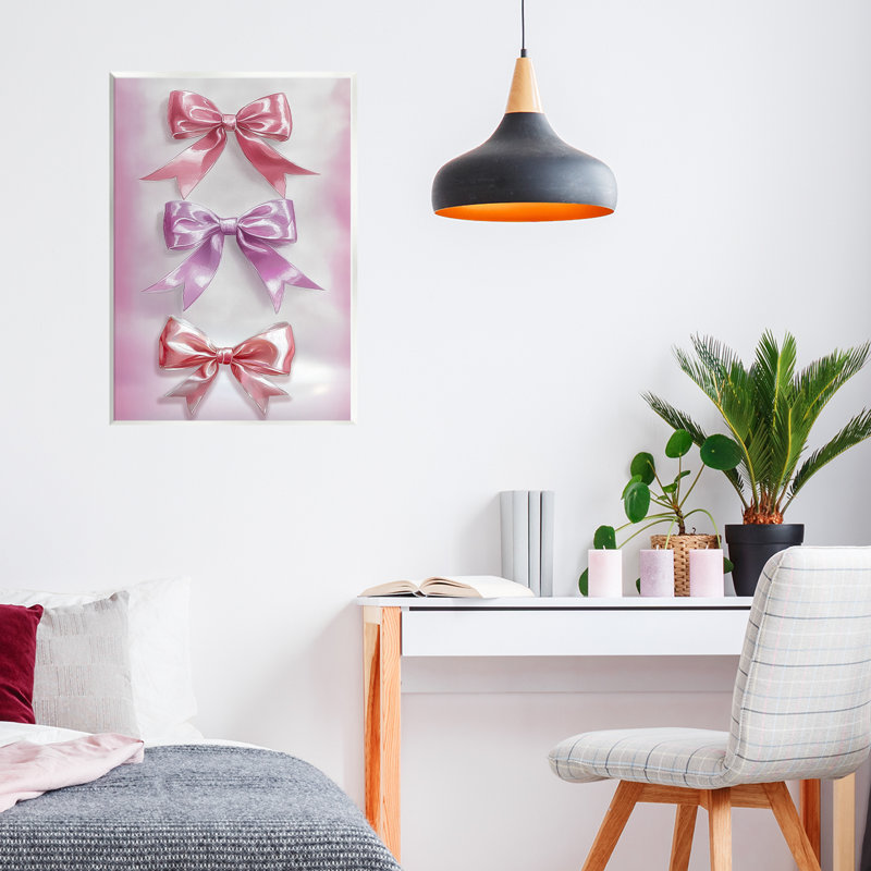 Plaque murale Blush and Satin Elegance, design par Annabelle Hall, H 19 po x l 13 po