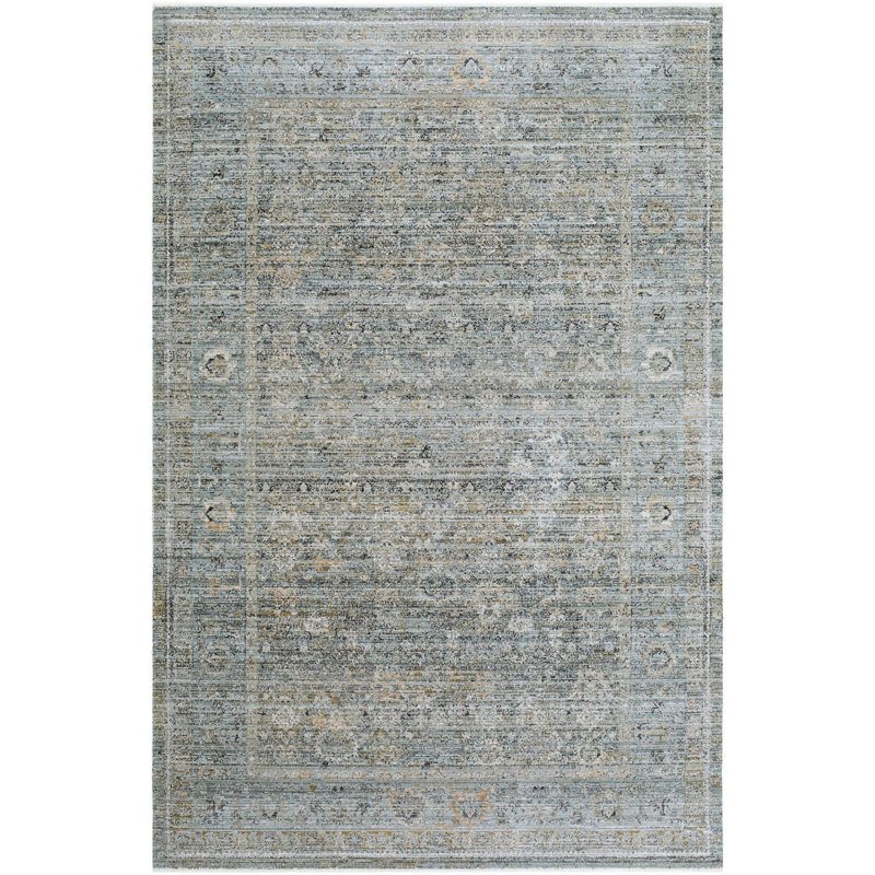 Galey Alix X Livabliss Neiland Outdoor Machine Woven Rug, Gray, Rectangle 9' x 13'1"