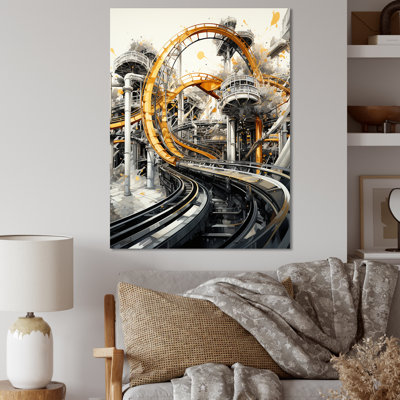 Rollercoaster Symphony I, reproduction d'art sur toile