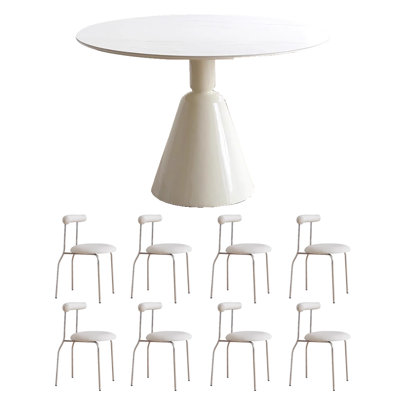 Chaise de table ronde simple Butter Wind
