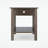 Hiles Accent Table in Oyster Gray