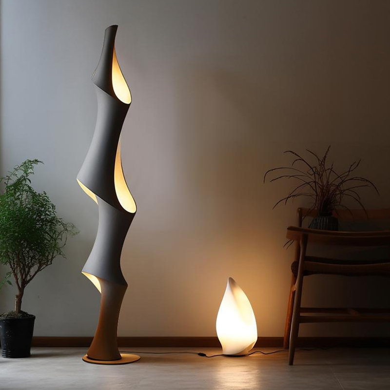 Lampe de chambre en soie Artistic