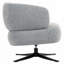 Chaise d'appoint pivotante rembourrée-235457487