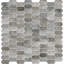 Rustic Beige Spire 12 in. x 12 in. Glossy Glass Mosaic Wall Tile