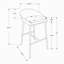 Ensemble de 2 tabourets de bar Hollinger-1120294085