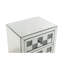 Table d'appoint en miroir et faux diamants