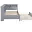 Canapé-lit en bois avec lit pour bébé, tablette de rangement et port de chargement USB-106158572-106158575