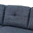 76.5" Linen Blend Upholstered Sectional with Pull-Out Bed and Chaise Storage-1398714606