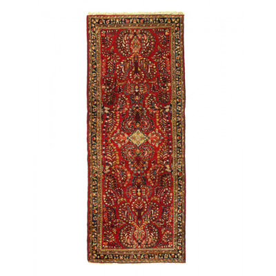 Persian Hand Knotted Antique sarouk 2'5'' X 6'3''