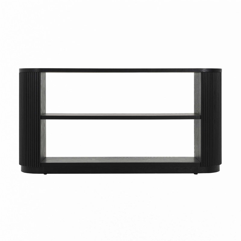 Mirod Modern Entryway Console Table, Black