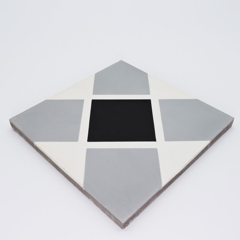 Massa 8" x 8" Cement Patterned Wall & Floor Tile
