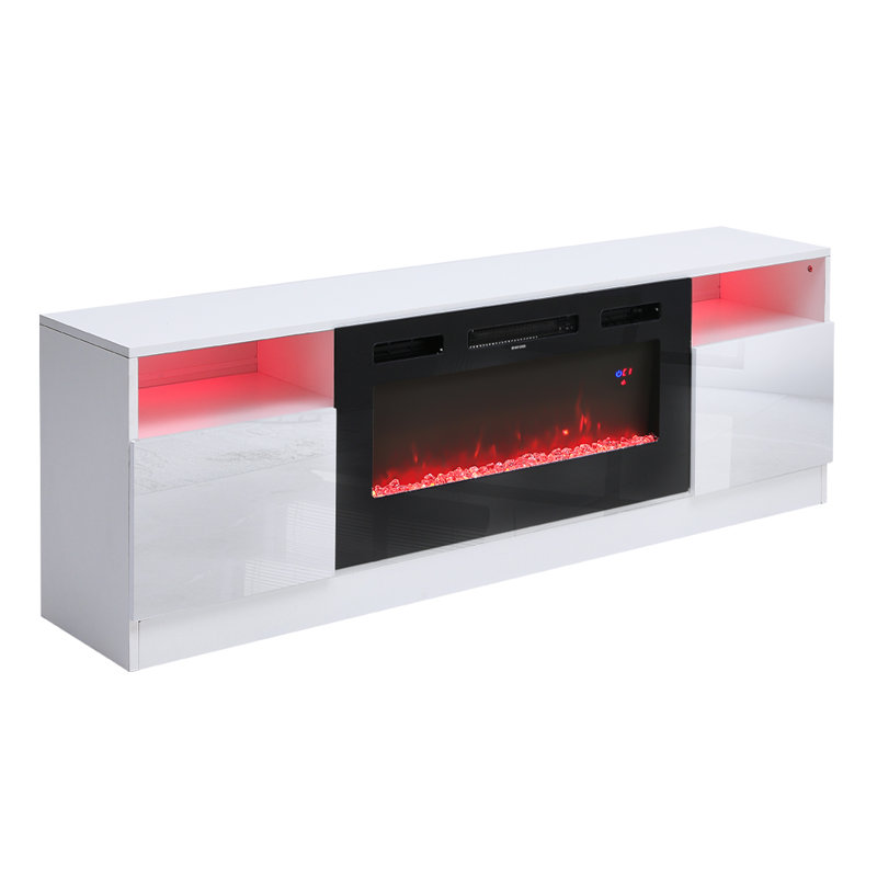 Latitude Run 178cm W TV Stand with Electric Fireplace
