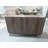 55" Modern Walnut Accent Cabinet with Curved Edges, 4 Doors & Ample Storage-176610294
