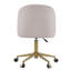 Chaise de travail rembourrée à hauteur ajustable Ramonne-664524410
