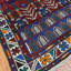 Tapis brun / bleu marine Elsah Balouchi
