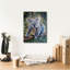 Toile épique Graffiti «Enjoy The Présent Moment» par Verena Wild, 12 po x 16 po