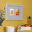 Mikasa Glossy Portrait Picture Frame, 2-5x7 Inch Photo