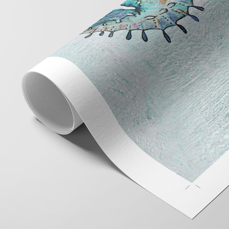 Hippocampe I - impression sur toile seulement - non encadrée, H 48 po x l 32 po