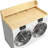 Washer Dryer Countertop With Non-Slip Pads, Laundry Wood Shelf Topper With Edge, 54" Width X 27.5" Depth Double Layer Organizer For Washer And Dryer Laundry Hamper Counter Storage Organization (OAK)-124424317