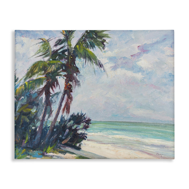 «Palm brossé», art par Richard H. Rodgers, H 30 po x l 40 po