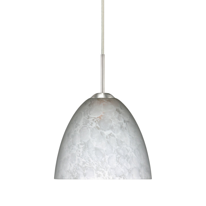 Ashwini 1 - Light Single Pendant, Satin Nickel, Carrera, Xenon or Incandescent