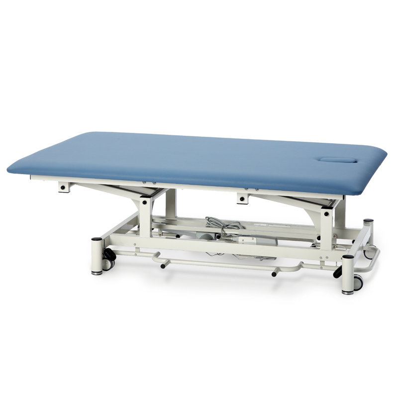 Table de thérapie haute-haute avec rembourrage antimicrobien Elite-Line 550 lb avec rails latéraux rembourrés