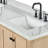 Cambridge 73'' Double Bathroom Vanity with Carrara Marble Top-107281468-132471237