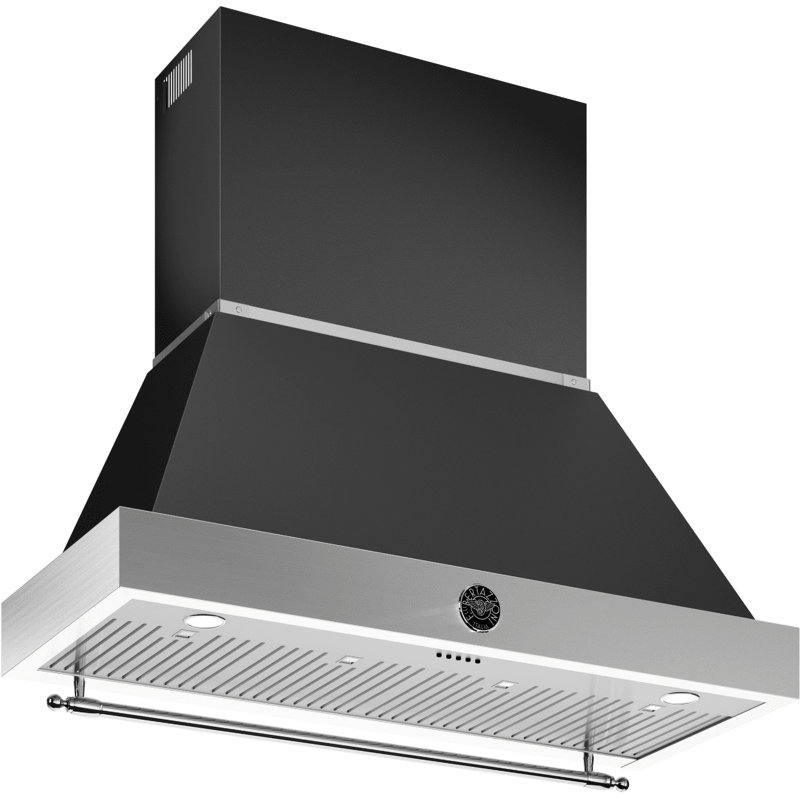 Bertazzoni Wall Range Hood, Black