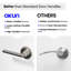 Dune Passage Door Lever Modern Concealed Design For (Hall & Closet) – Sleek Minimalist Style in Brushed Nickel-114645959