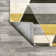 Fayma Retro Diamonds Geometric Yellow/Gray/Cream Rug