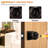Privacy Door Knobs with Square Rosette, for Bed and Bath Keyless-102830861