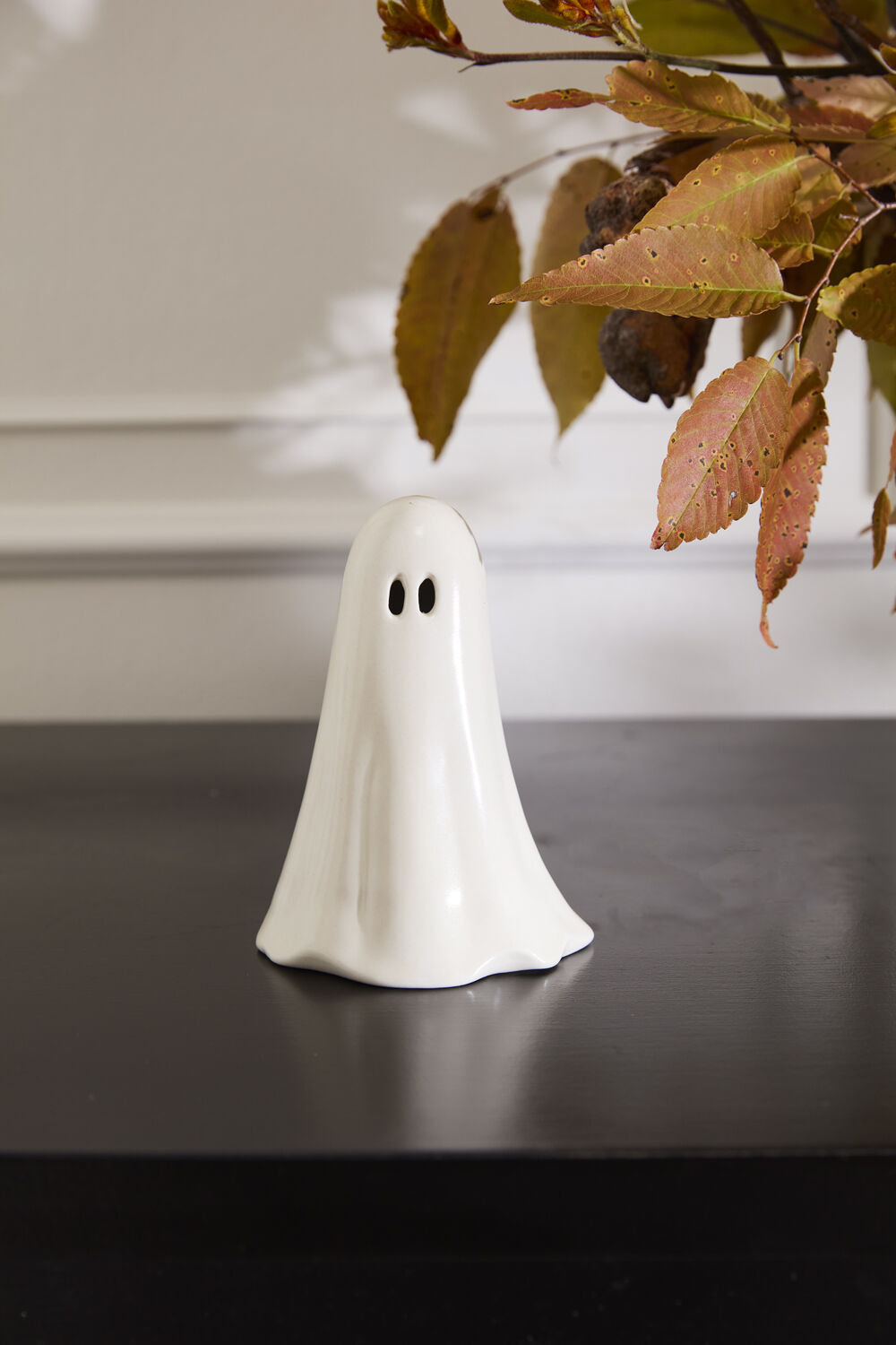 Ghost Holiday Figurine, 5" H x 3.5" W x 3.25" D