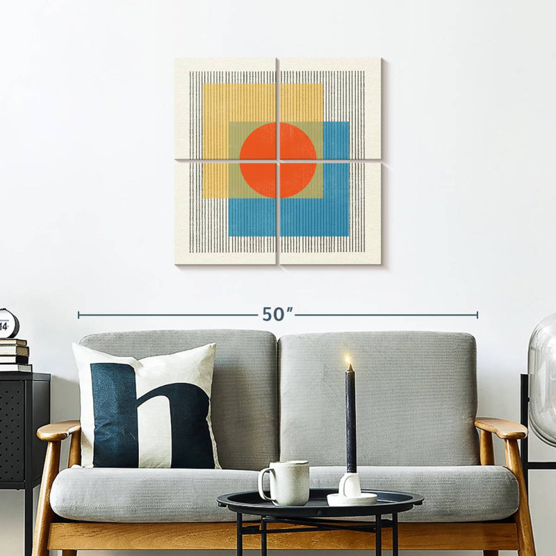 Avery Midcentury Modern Object No 3, 26" H x 26" W