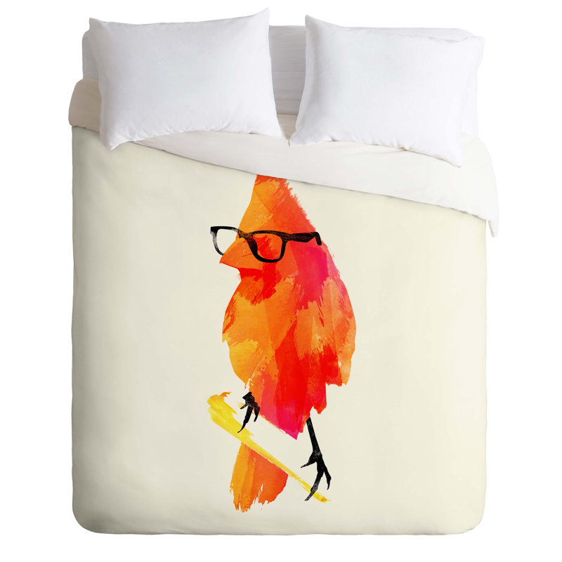 Ensemble de housse de couette punk oiseau, Housse de couette pour très grand lit et 2 très 