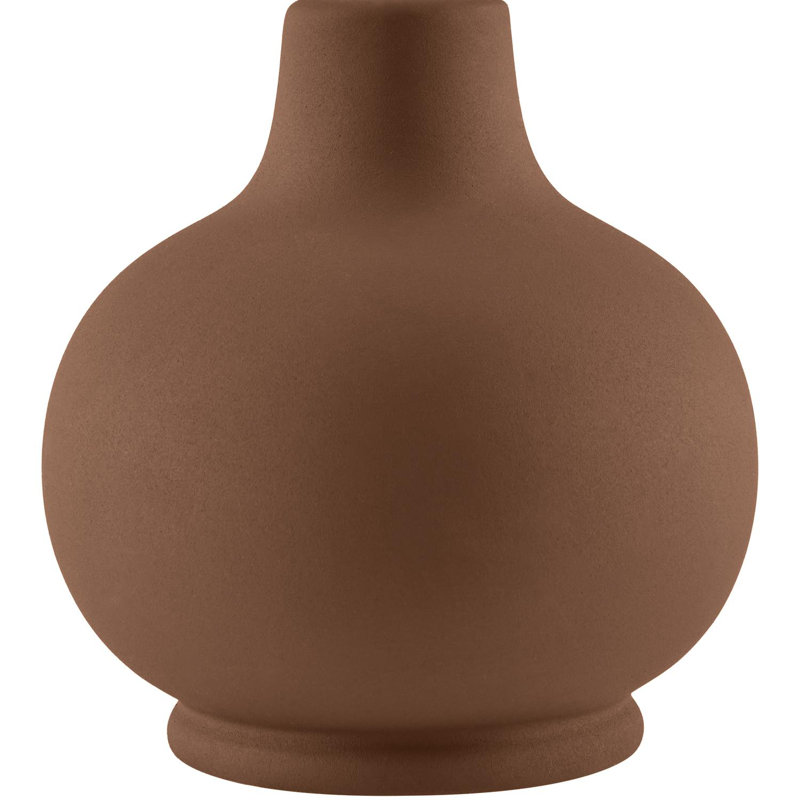 Momsen Table Lamp, Brown, Natural, 13"H x 8"W x 8"D