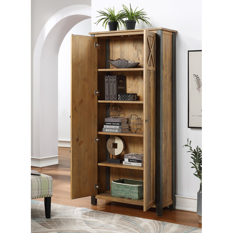 Callis 2 -Door 5 -Shelf Storage Cabinet