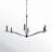 Ensley 6 - Light Steel Dimmable Chandelier-91094822