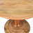 43" Brown Solid Wood Dining Table