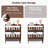 12 Pair Shoe Storage Cabinet, Modern Entryway Shoe Organizer with Geometric Doors