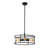 4 - Light Matt Black Single Pendant