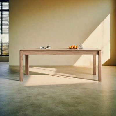 Rectangular large dining table