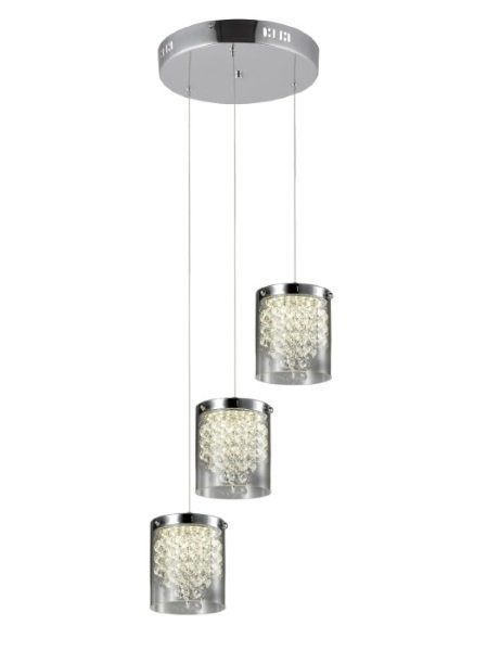 3 - Light LED Cluster Pendant