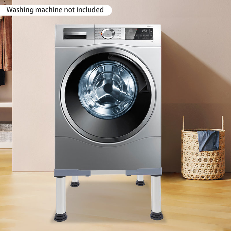 Adjustable Stainless Steel Washing Machine Base Stand