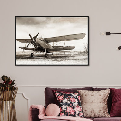 Hélice d'avion - reproduction de photo sur toile tendue