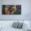  «Mandrill King» par Pedro Gavidia, art mural sur toile, 60 po x 30 po