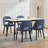 Wooden Dining Chairs Set of,Modern Fabric Upholstered Dining Room Chair, Large Dining Room Kitchen Chairs with High Back and Deep Seat-118036638-118036639