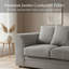 2 Seater Corduroy Sofa-1382721915